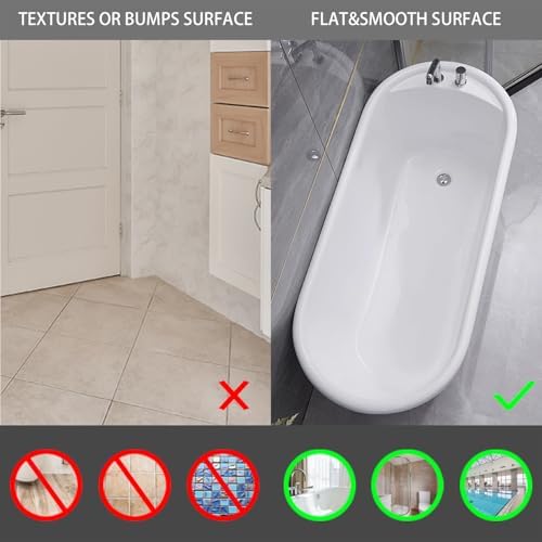 Extra Large Non-Slip Bathtub Mat with Suction Cups for ElderlyKids
