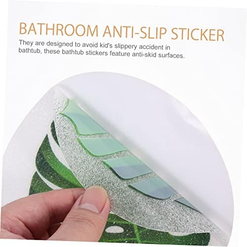 Adorable Leaf Slip Resistant Bathtub Stickers - Ideal for the Bathroom