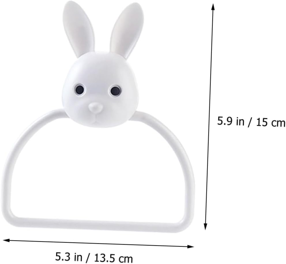 BESTYASH 1Pc Cute Cartoon Towel Organizer Upheld Towel Holder for Bathroom Kitchen