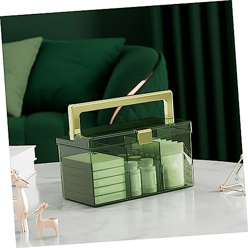 PartyKindom Compact Medicine Cabinet Portable Storage Box
