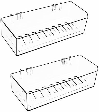CQ Acrylic 2-Pack Bath Organizer