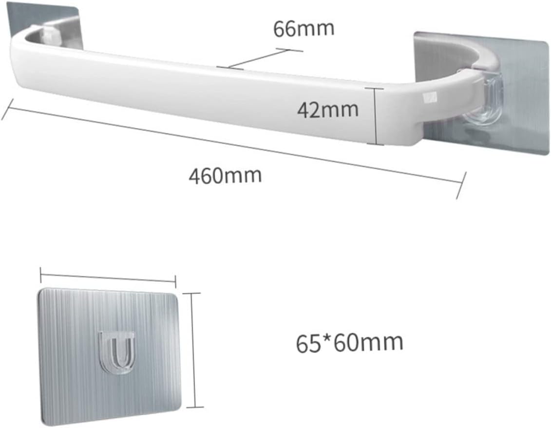Cabilock Space-Saving Towel Holder Wall-Mounted Self-Adhesive for Bathroom