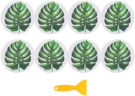 Zerodeko Non Slip Bathtub Decals Leaf Shape for Kids
