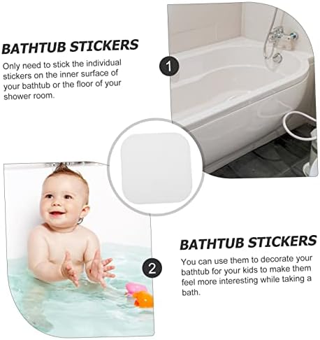Cabilock 72 Pcs Safe Durable Bathroom Non-Slip Bathtub Stickers