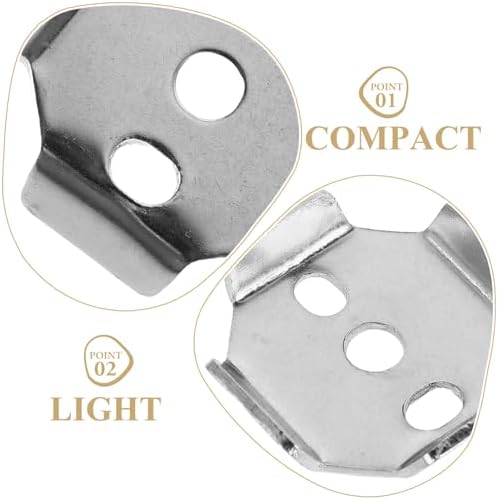 Amosfun 2-Piece Mounting Bracket for Bath Towel Rack and Toilet Holder