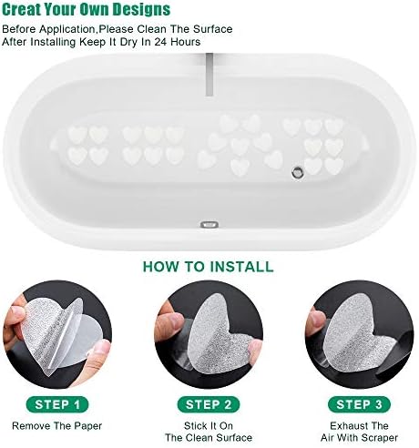 Non-Slip Bathtub Stickers 28PCS Anti-Slip for Bathrooms Beyond