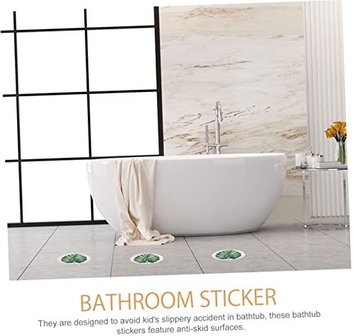 BEBEMOKO Non-Slip Leaf Stickers for Safe Bapting