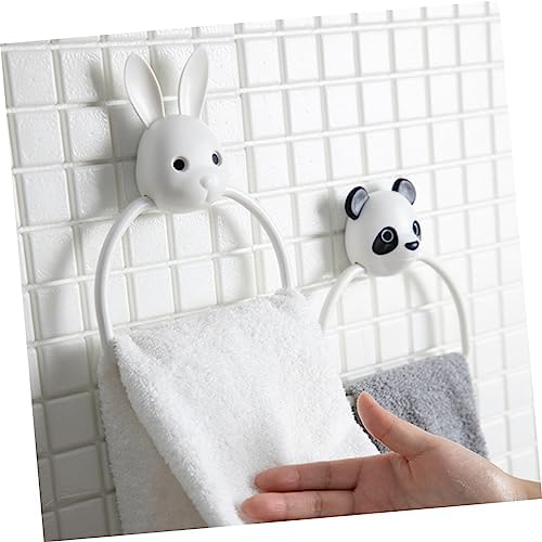 BESTYASH 1Pc Cute Cartoon Towel Organizer Upheld Towel Holder for Bathroom Kitchen