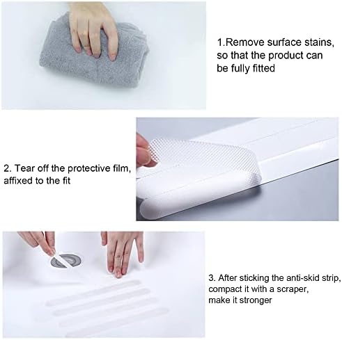 Premium Non-Slip Shower Stickers for Safety