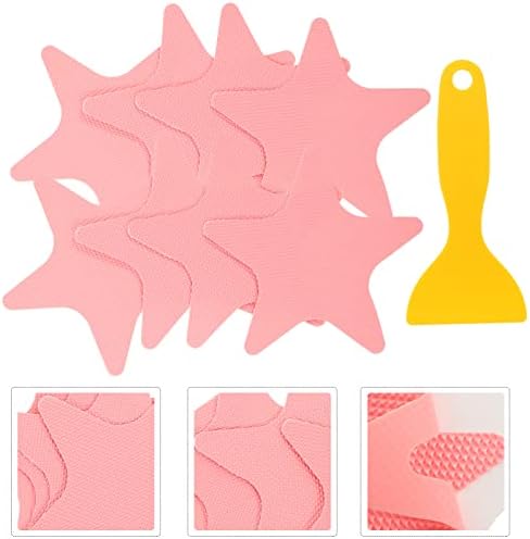 1 Set Non-Slip Bathtub Stickers Star Shape Safety Decals for Bathroom