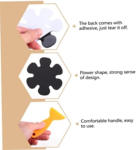 Non-SlipFlower Shape Bath Sticker Mat for Bathtub Easy to Stick