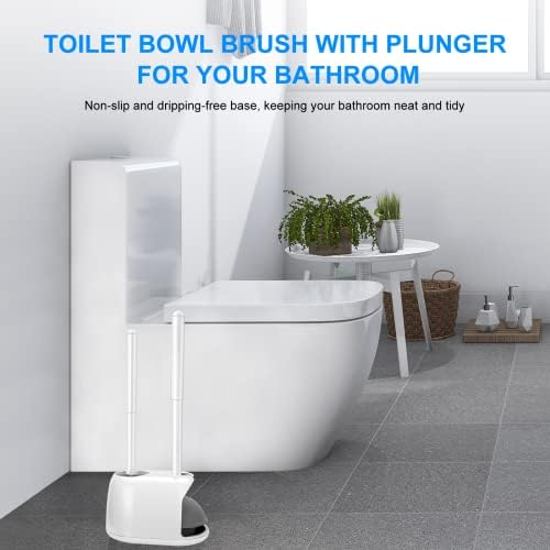 SetSail Toilet Plunger Brush Set
