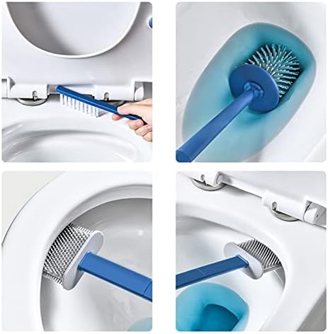 3 in 1 Toilet Brush Set with Holder and Plunger Green