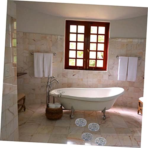 Healifty 4Pcs Stone Pattern Bath Sticker - Safe Slipping Resistant