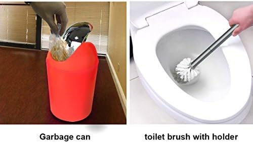 urate DAWANGSOLI Bathroom Accessories Set 6-Piece Gift Set - Red