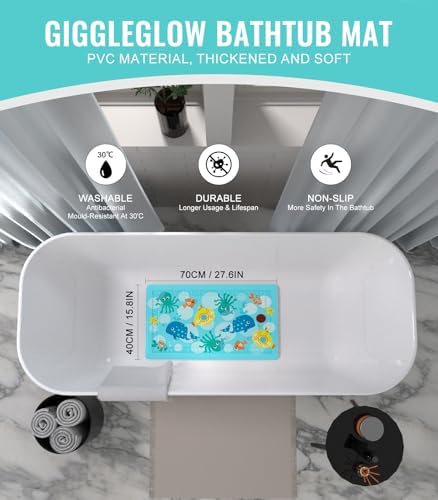 Heat Indicator Baby Bath Mat from GiggleGlow