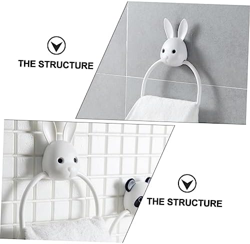 BESTYASH 1Pc Cute Cartoon Towel Organizer Upheld Towel Holder for Bathroom Kitchen