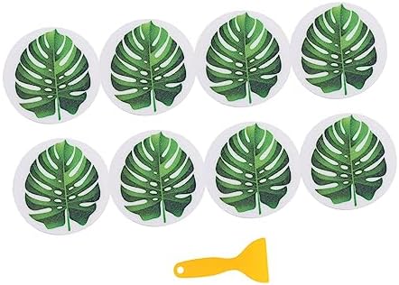 BEBEMOKO Non-Slip Leaf Stickers for Safe Bapting