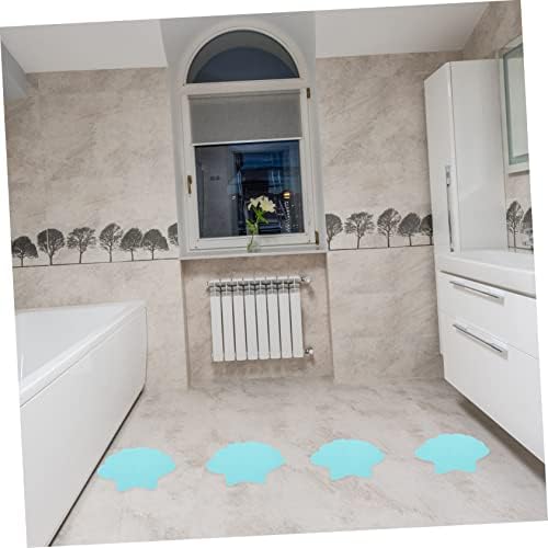 Safe Educational Bath Sticker for Kids OlarZ Shell Shape 3D elesigns