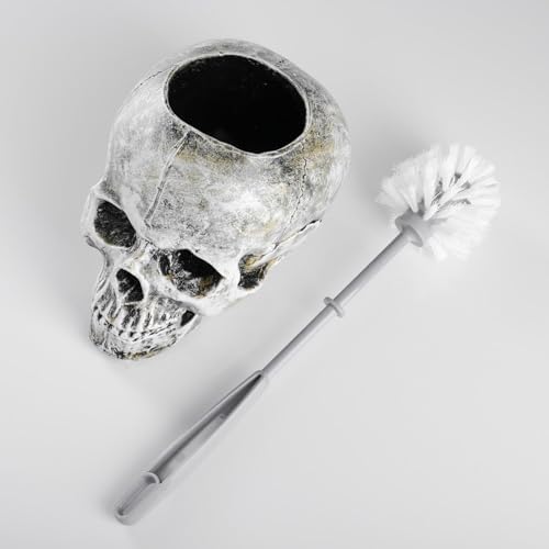 AEVVV Skull Toilet Brush Holder Modern Bathroom Accessory