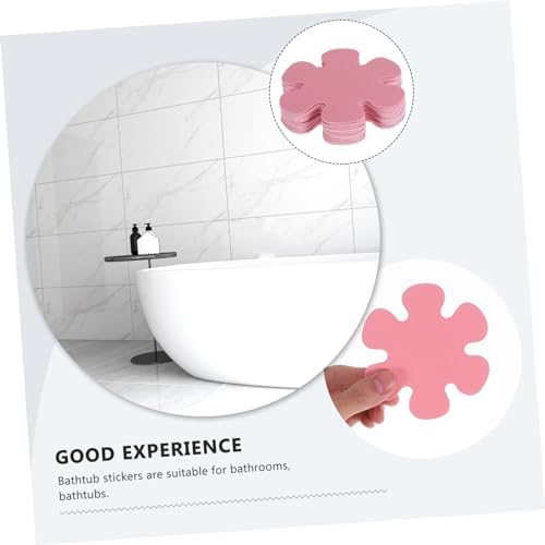 Flower Shape Non-Slip Bathtub Stickers for Safety