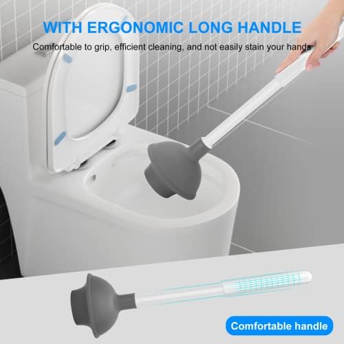 SetSail Toilet Plunger Brush Set