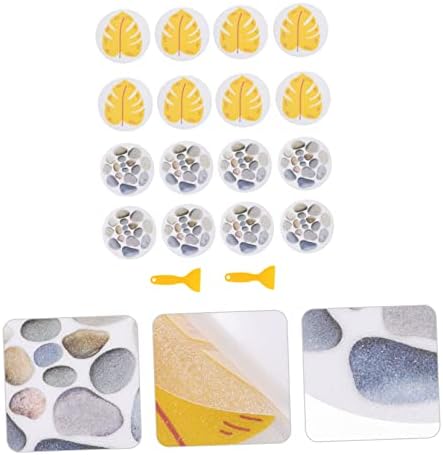Sticker Set - Anti-Slip Bathroom Leaf Stickers for Safety and Fun