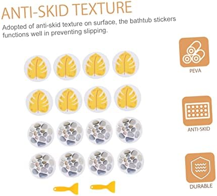 Fun Leaf Bathtub Sticker Set for Boys Girls