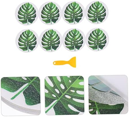 Leaf Shape Bathtub Stickers Non Slip Decals Set