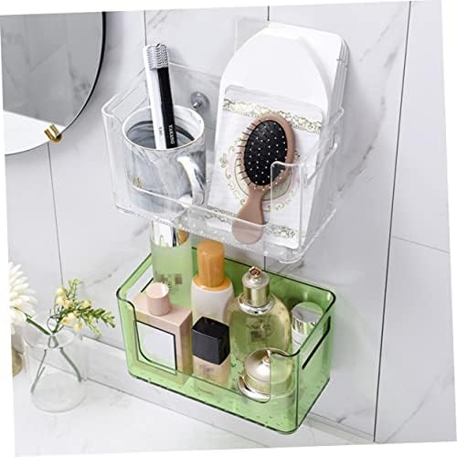 UPKOCH Adhesive Wall Shelf Overflow Bar Spoon for Bathrooms