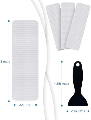 12ClearAntislipShowerStickers