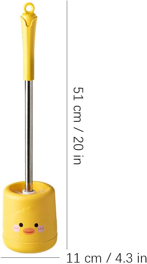 Wall-Mounted Toilet Brush Holder Set
