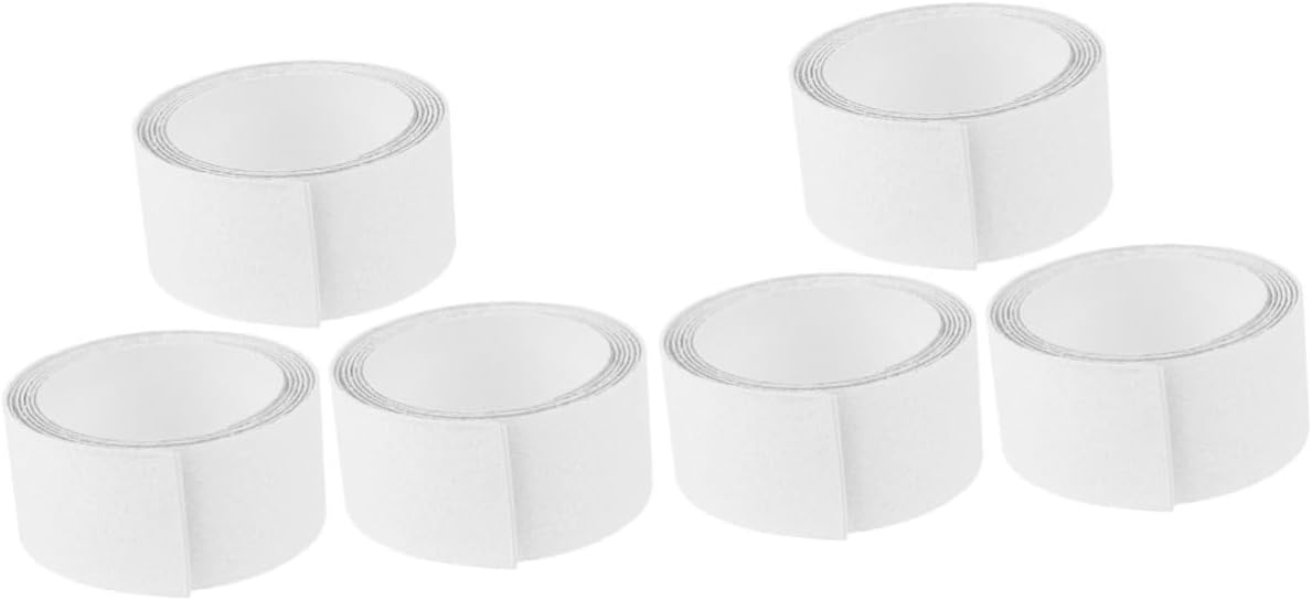 6 Rolls Transparent Bathtub Stickers - Self-Adhesive Peva Decals for Bathroom Safety