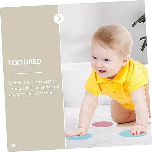 Cabilock 72pcs Self-Adhesive Non-Slip Round Decals for Bathroom Stairs