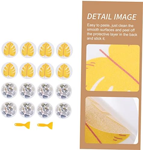 Sticker Set - Anti-Slip Bathroom Leaf Stickers for Safety and Fun