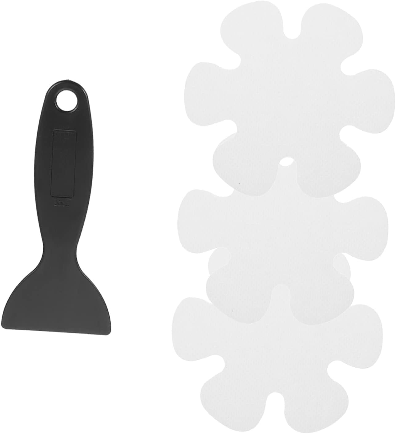 Secure Non-Skid Bathroom stickers with a chic flower design