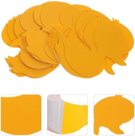12-Piece Nonslip Bathtub Stickers Duck Shape Yellow Safety Anti-Slip