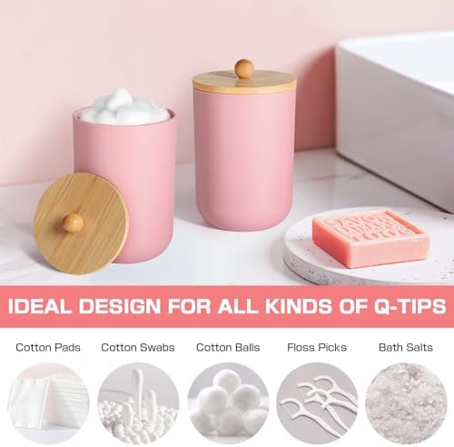 Pink Bathroom 5pc Organizing Set