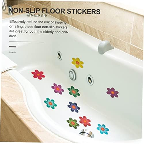 Slip-Resistant Daisy Bath Sticker for Safety