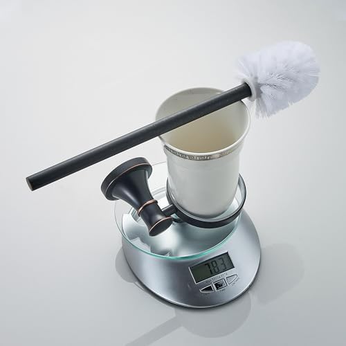 Black Oil Rubble Bronze Bathroom Toilet Brush Set