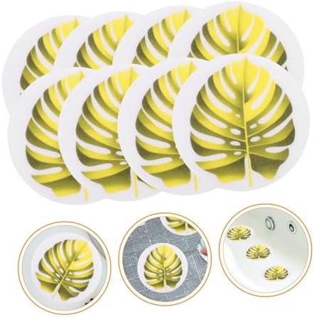 Non-Slip Bath Stickers with Leaf Design for Kids