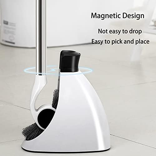 Stainless Steel Toilet Brush Set Durable Eco-Friendly for Home Use