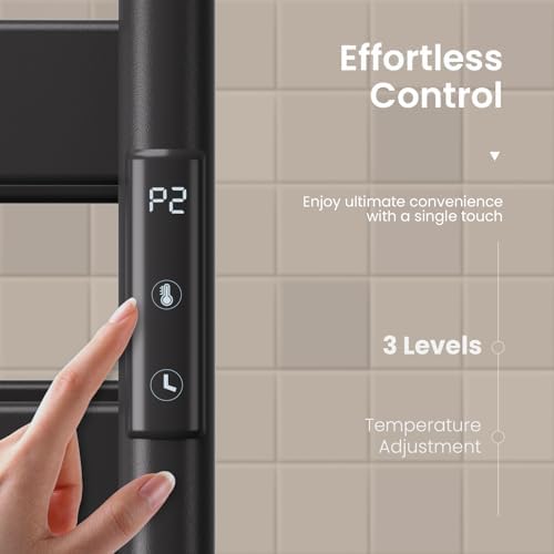 Electric Towel Warmer 12 Bars Constant Temperature Durable Energy Efficient