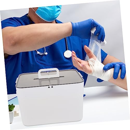 SAFIGLE Dual Medicine Organizer Box