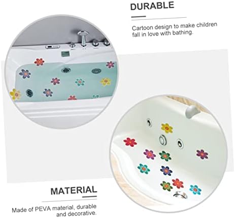 Slip-Resistant Daisy Bath Sticker for Safety