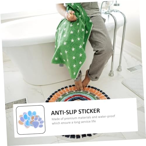 Ciieeo Adorable Cartoon Dog Footprint Bath Sticker Set