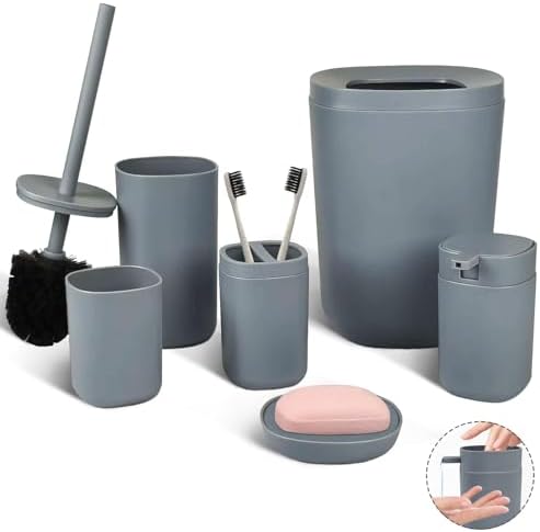 Luxury 6-Piece Collection Dazzling Bathroom Accessories Set