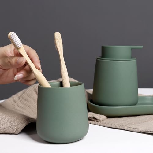 Matte Green Set of 3