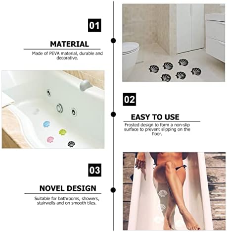 Ergonomic Non-Slip Stickers for Bathtubs more