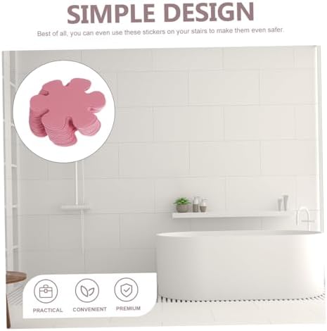 Flower Shape Non-Slip Bathtub Stickers for Safety